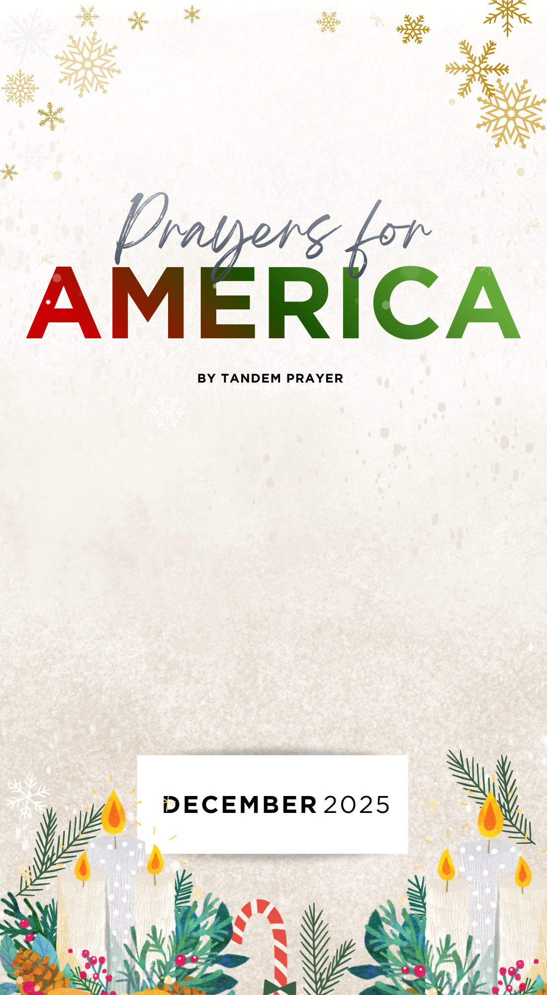 Prayers for America - December 2025
