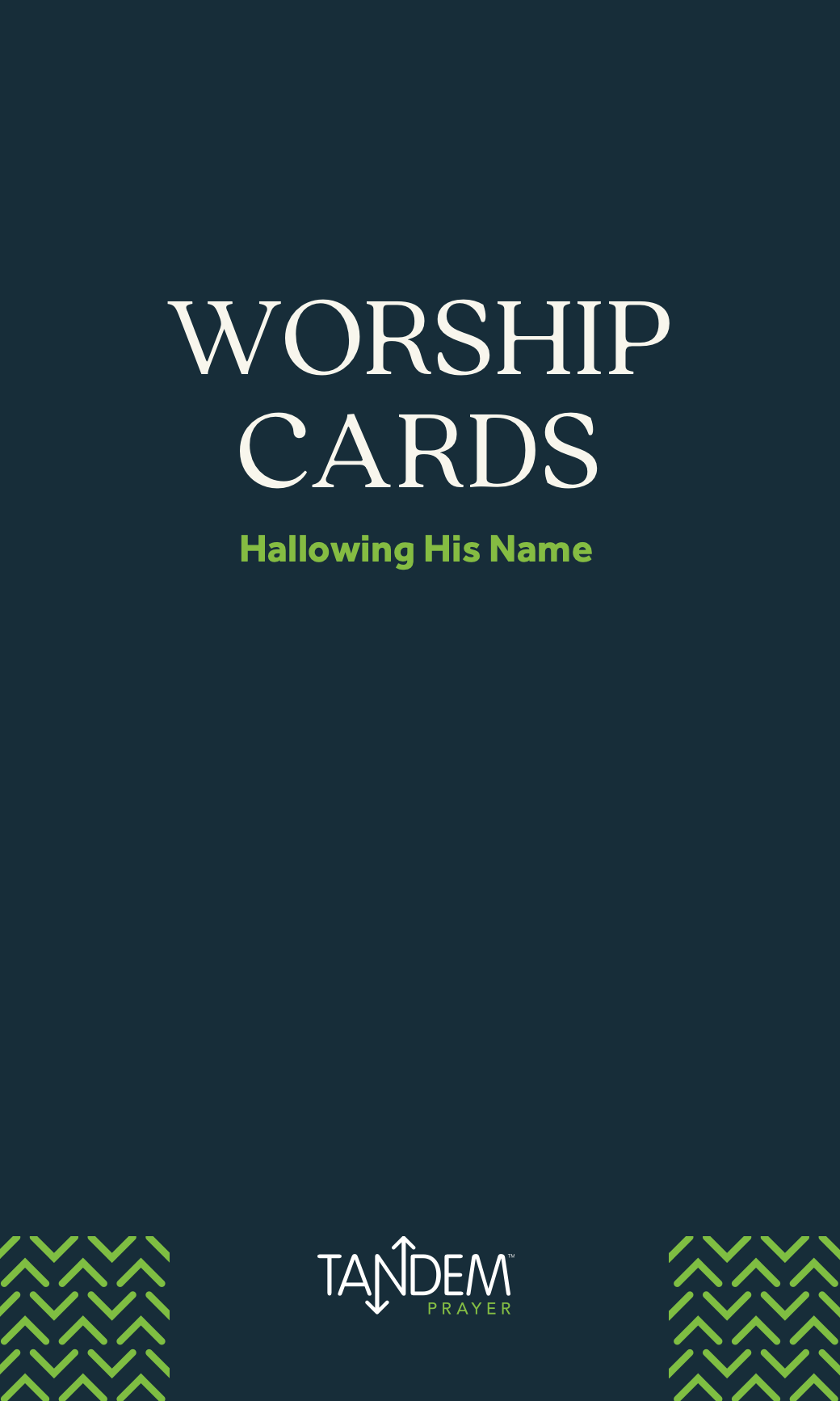 Worship Cards - Digital format