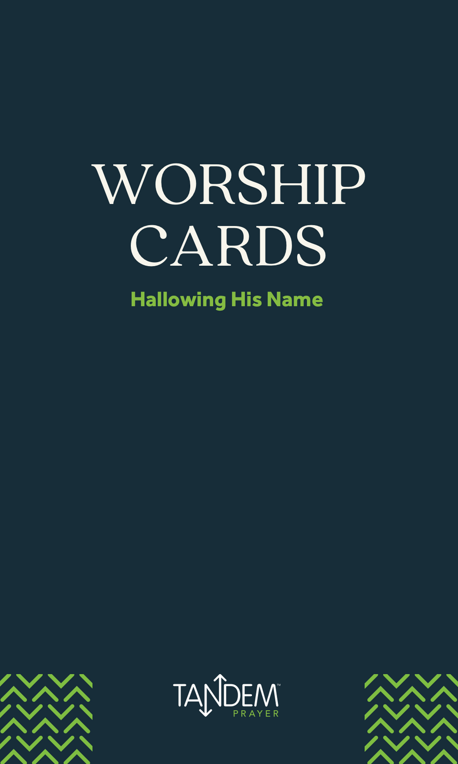 Worship Cards - Digital format